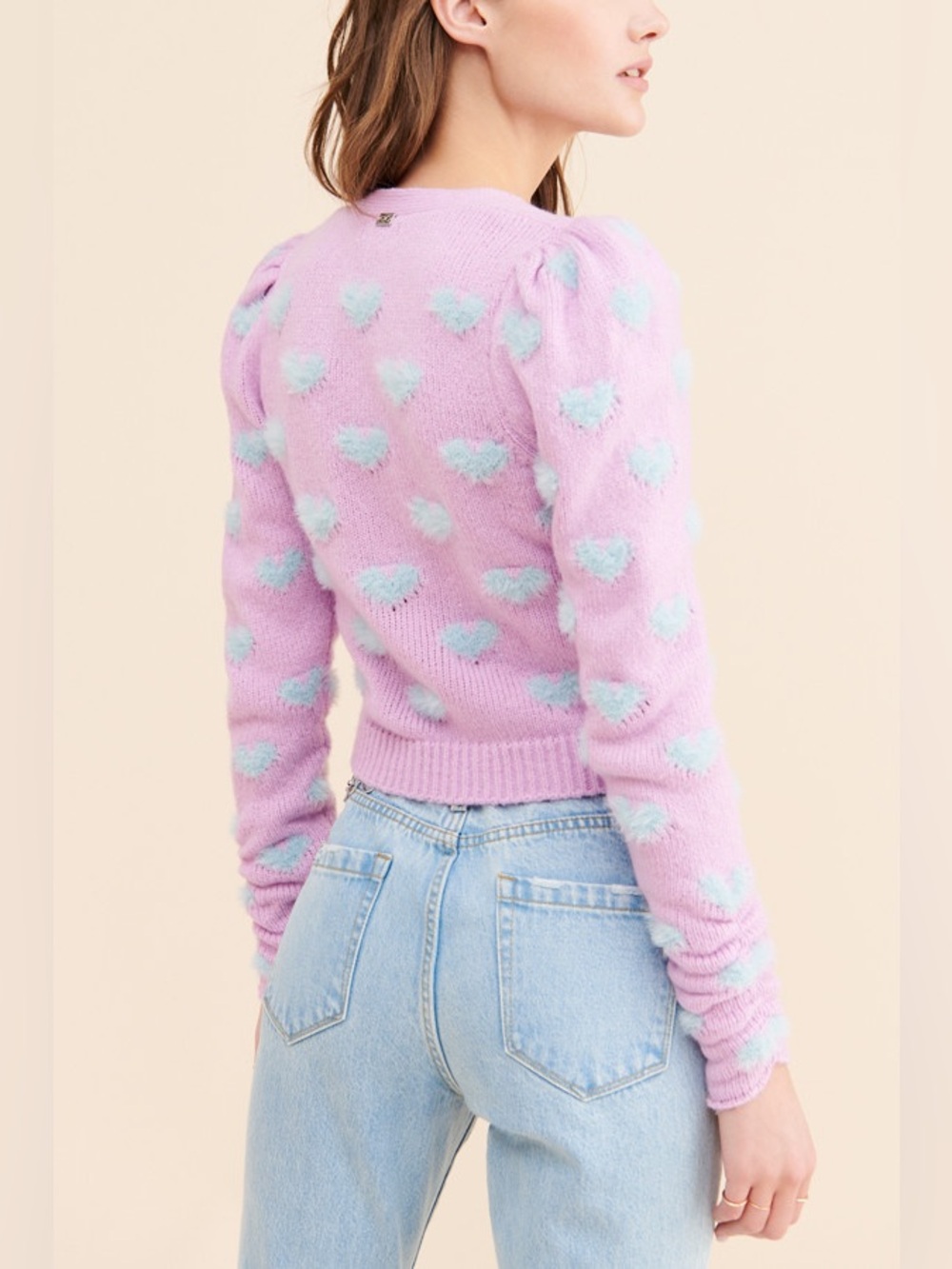 For Love & Lemons Scarlet Cropped Cardigan M - Picture 6 of 16